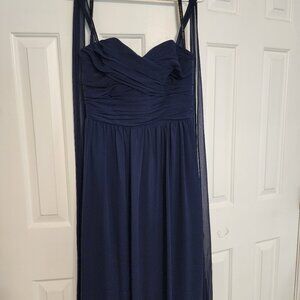 Alfred Angelo Navy Blue Bridesmaid Formal Dress